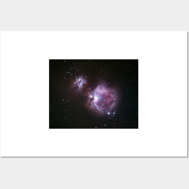 Orion and Running Man Nebulae Wall Art by naturalis